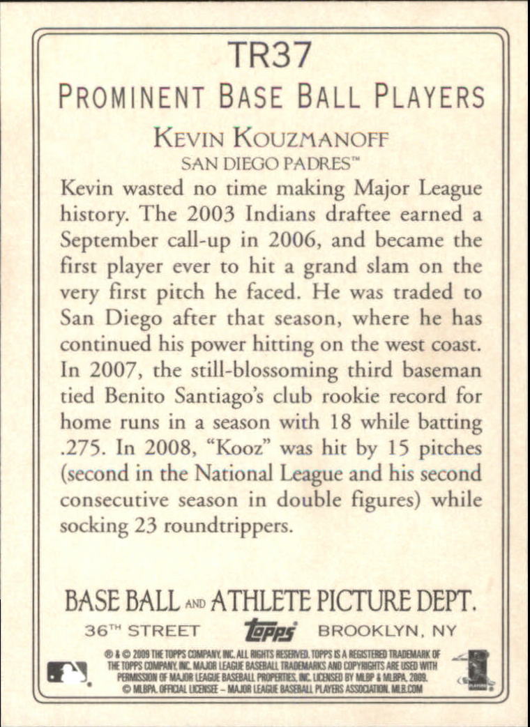 A1809- 2009 Topps Baseball Cards Assorted Inserts1 -You Pick- 15+ FREE US SHIP - Picture 361 of 433