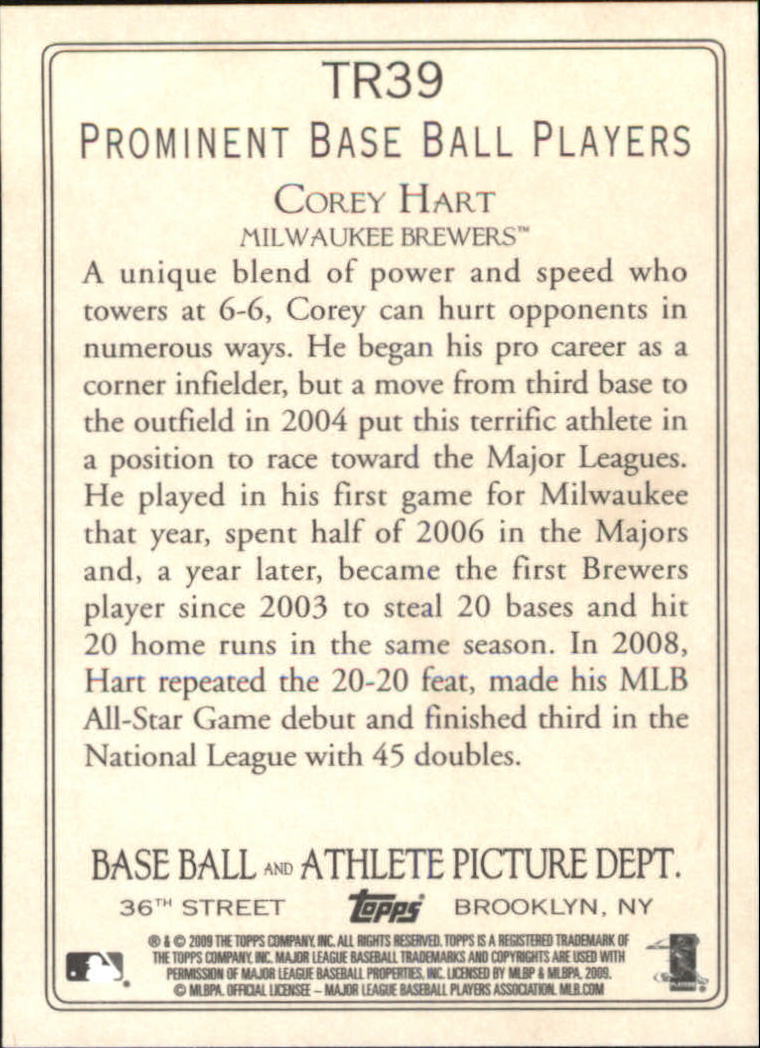 A1809- 2009 Topps Baseball Cards Assorted Inserts1 -You Pick- 15+ FREE US SHIP - Picture 365 of 433