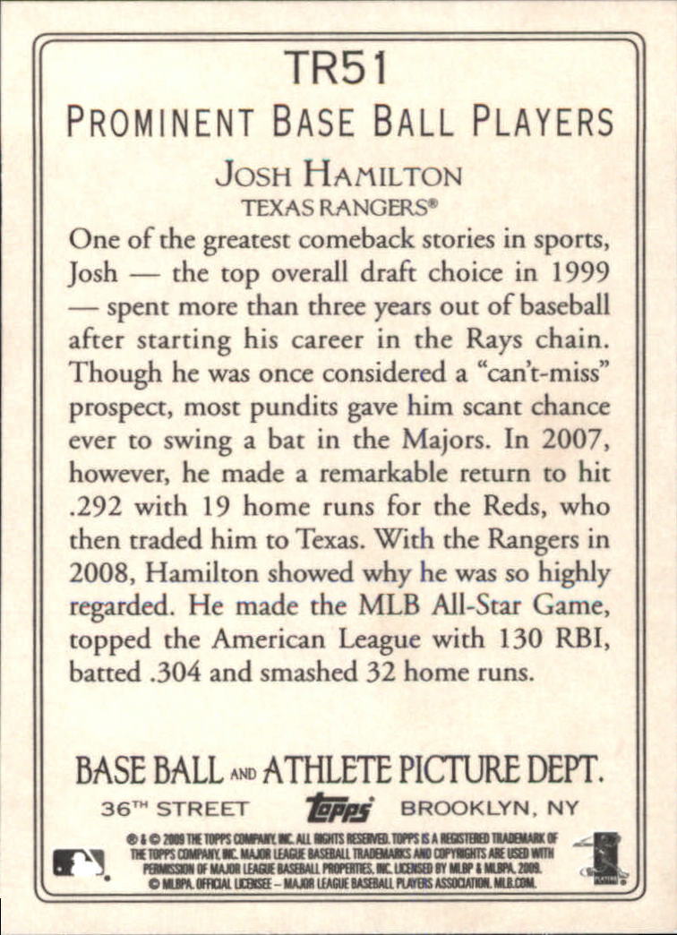 A1809- 2009 Topps Baseball Cards Assorted Inserts1 -You Pick- 15+ FREE US SHIP - Picture 385 of 433