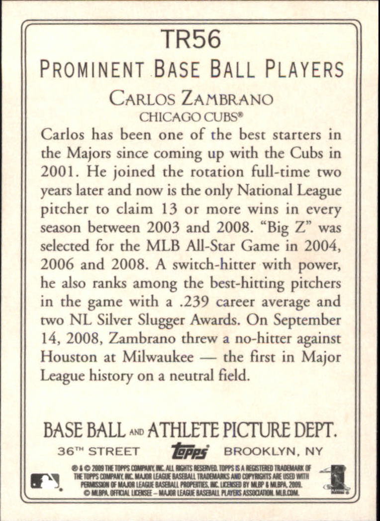 A1809- 2009 Topps Baseball Cards Assorted Inserts1 -You Pick- 15+ FREE US SHIP - Picture 395 of 433