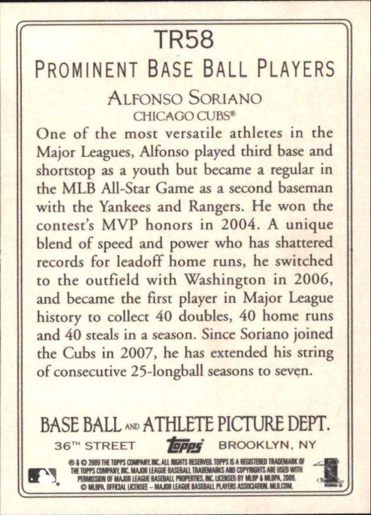 A1809- 2009 Topps Baseball Cards Assorted Inserts1 -You Pick- 15+ FREE US SHIP - Picture 399 of 433