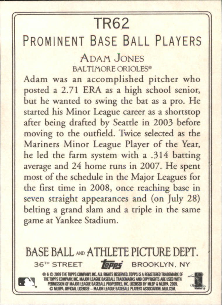 A1809- 2009 Topps Baseball Cards Assorted Inserts1 -You Pick- 15+ FREE US SHIP - Picture 407 of 433