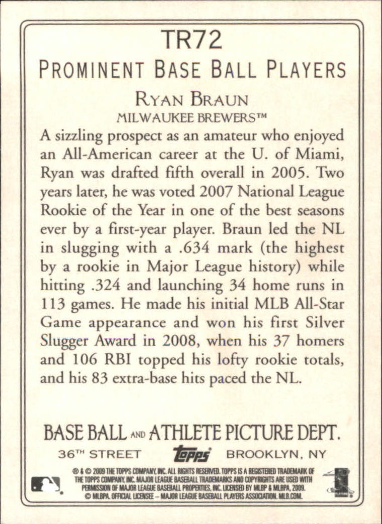 A1809- 2009 Topps Baseball Cards Assorted Inserts1 -You Pick- 15+ FREE US SHIP - Picture 423 of 433