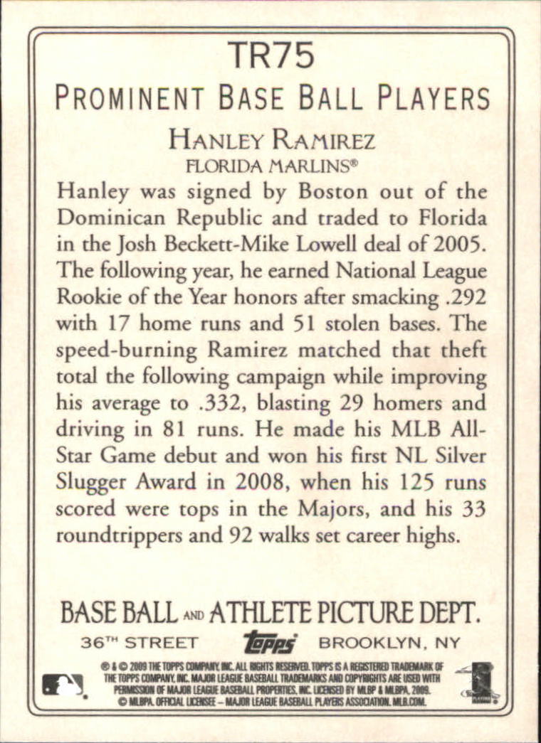 A1809- 2009 Topps Baseball Cards Assorted Inserts1 -You Pick- 15+ FREE US SHIP - Picture 429 of 433