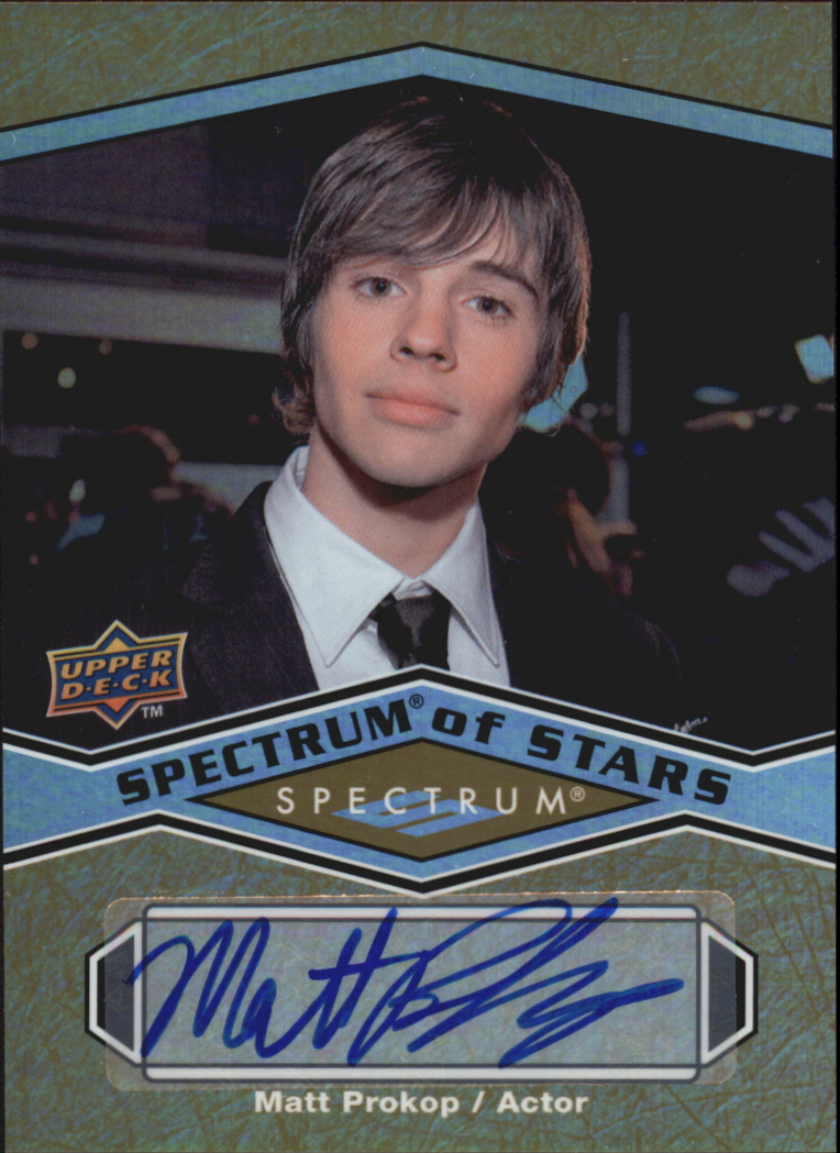 2009 Upper Deck Spectrum Spectrum of Stars Autographs #PR Matt Prokop
