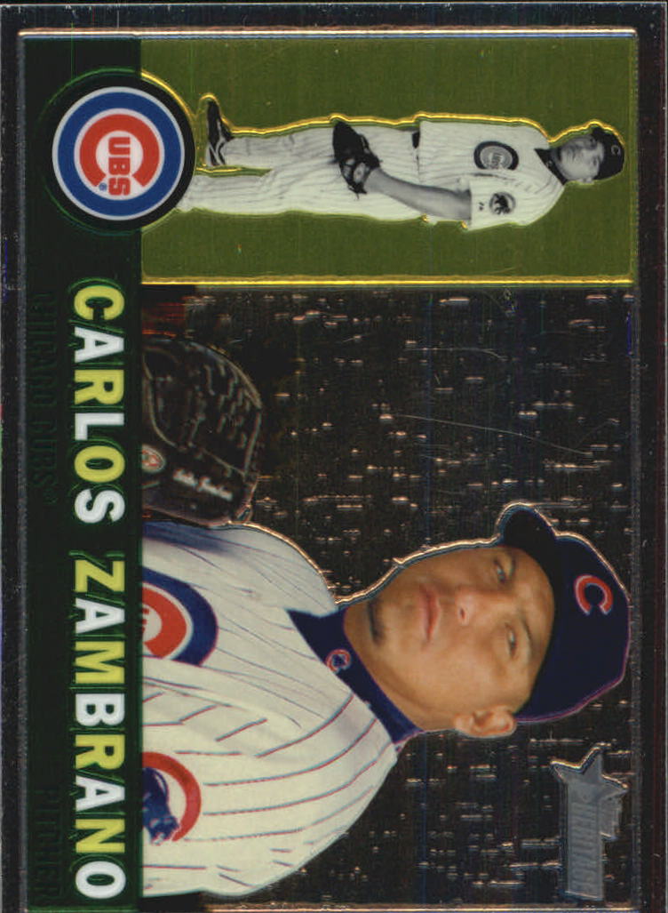 Carlos Zambrano #C91 2009 Topps Heritage Baseball Chrome Refractors Black