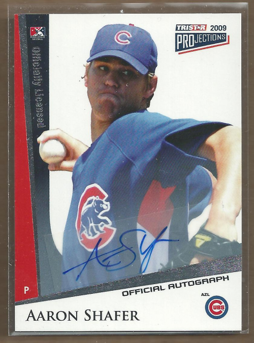 2009 TRISTAR PROjections Autographs #22 Aaron Shafer