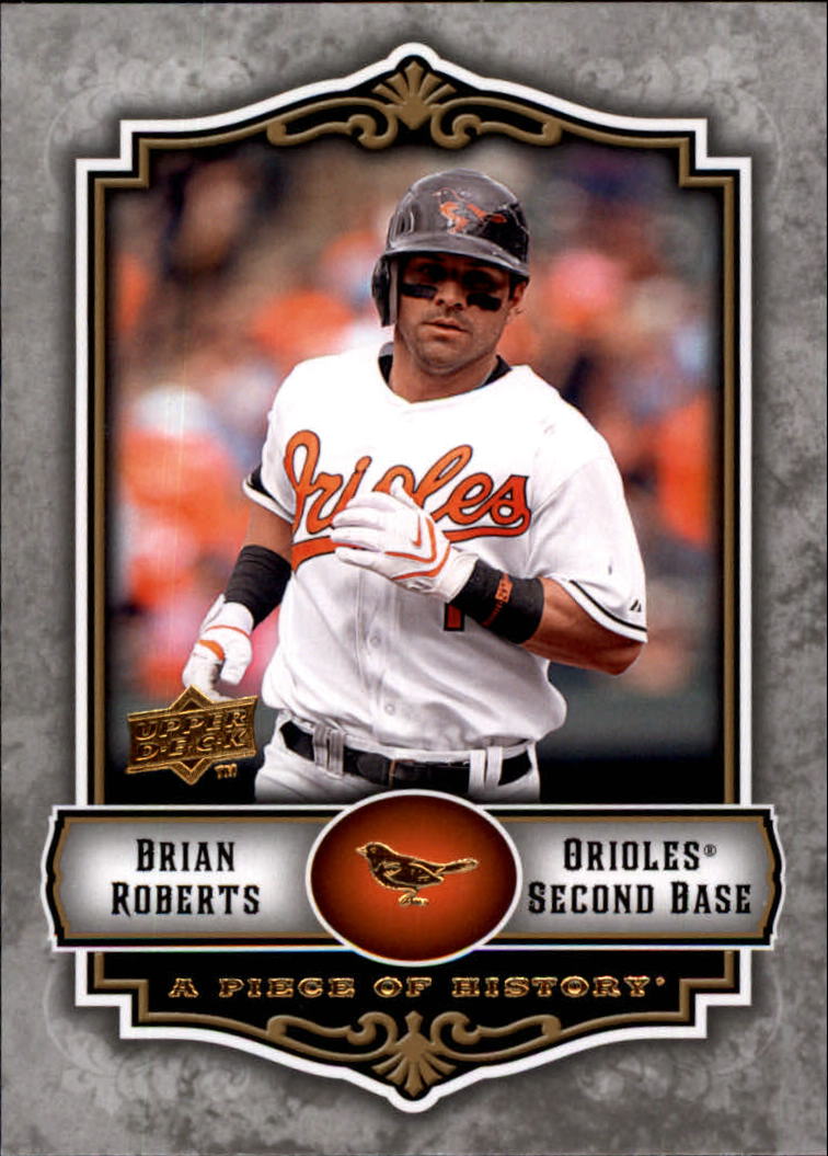2009 UD A Piece of History #8 Brian Roberts - NM-MT - The Dugout  Sportscards & Comics