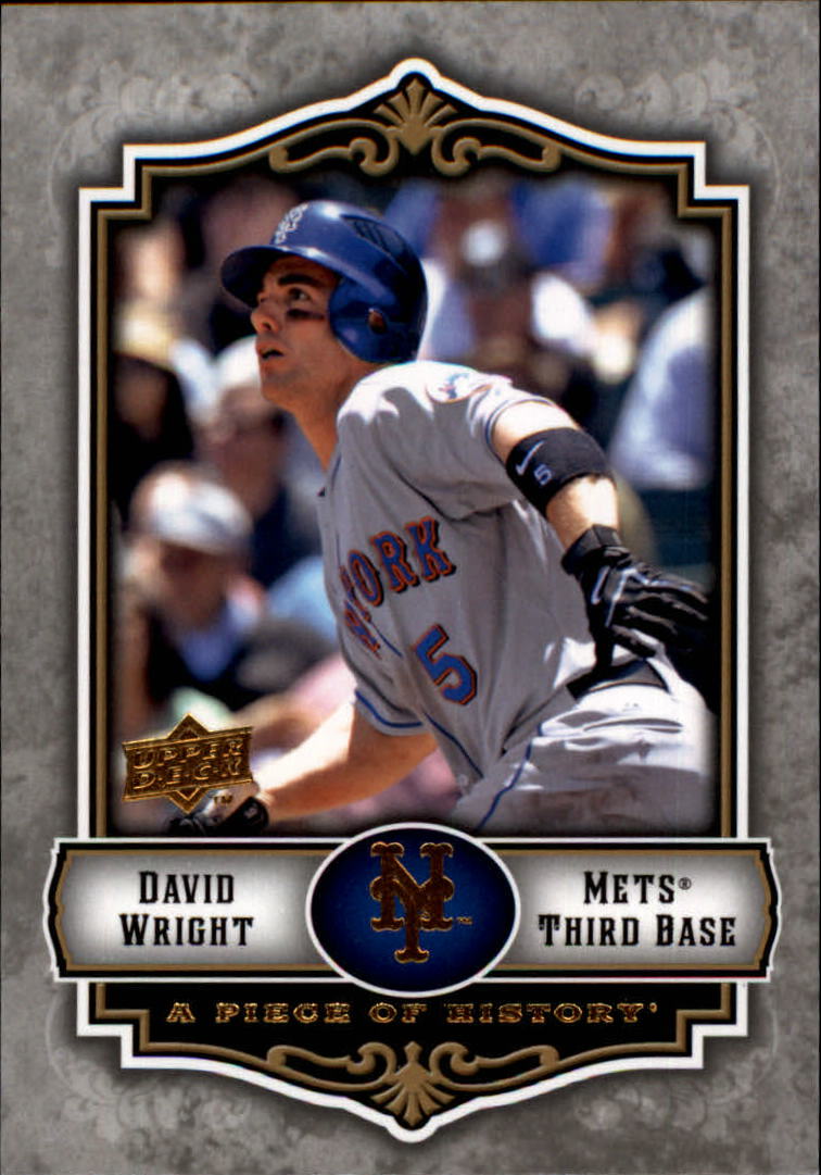 2009 UD A Piece of History #58 David Wright
