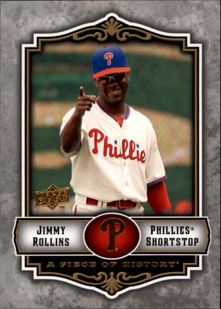 2009 UD A Piece of History #73 Jimmy Rollins