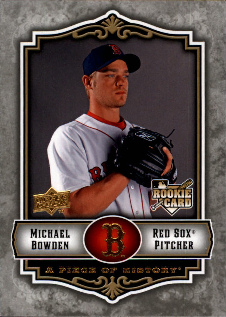 2009 UD A Piece of History #107 Michael Bowden (RC)