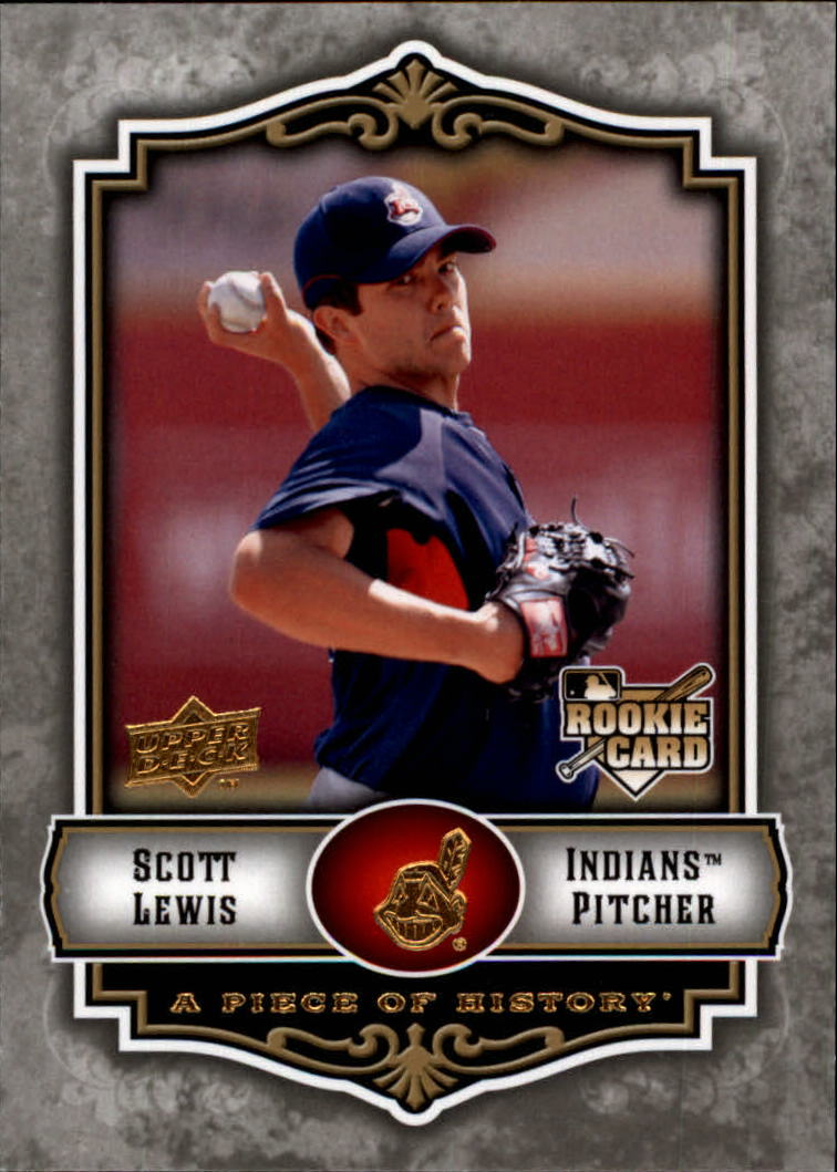 2009 UD A Piece of History #123 Scott Lewis (RC)