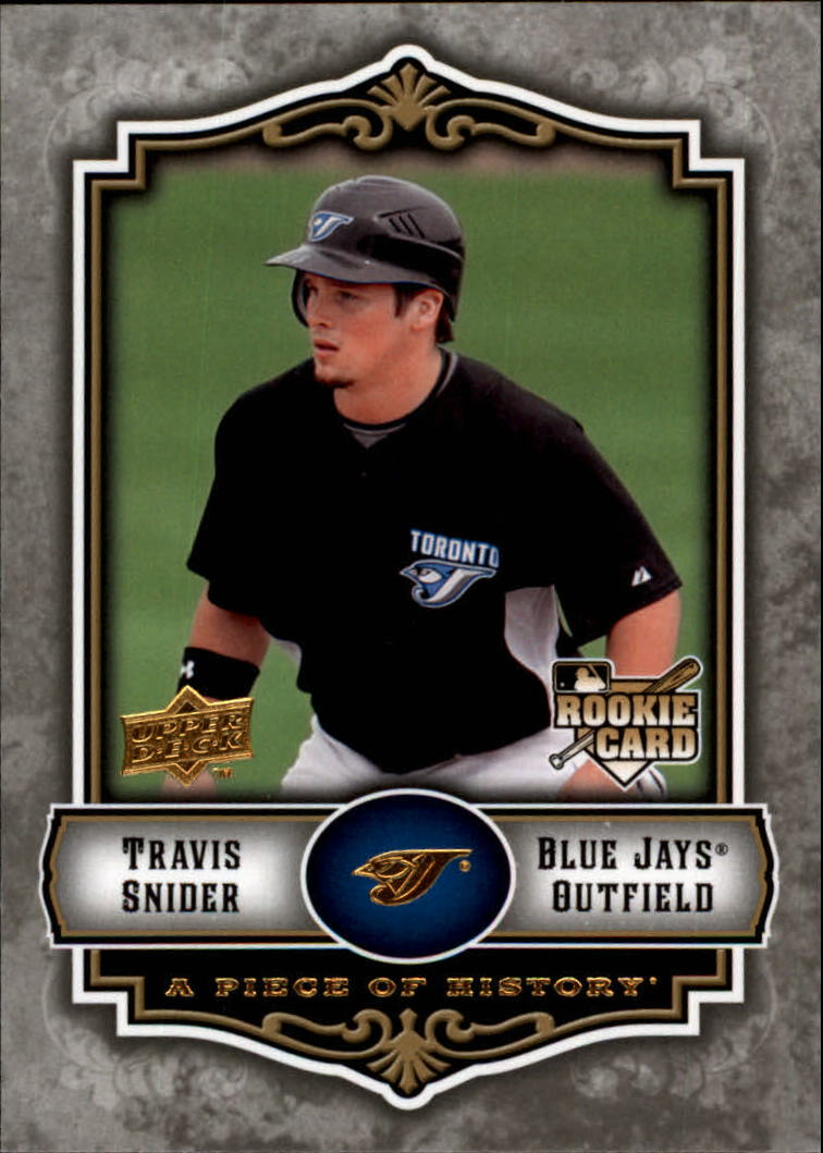 2009 UD A Piece of History #134 Travis Snider RC