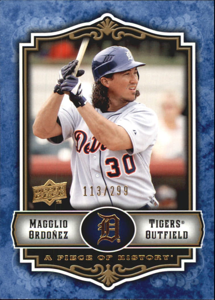 2009 UD A Piece of History Blue #34 Magglio Ordonez