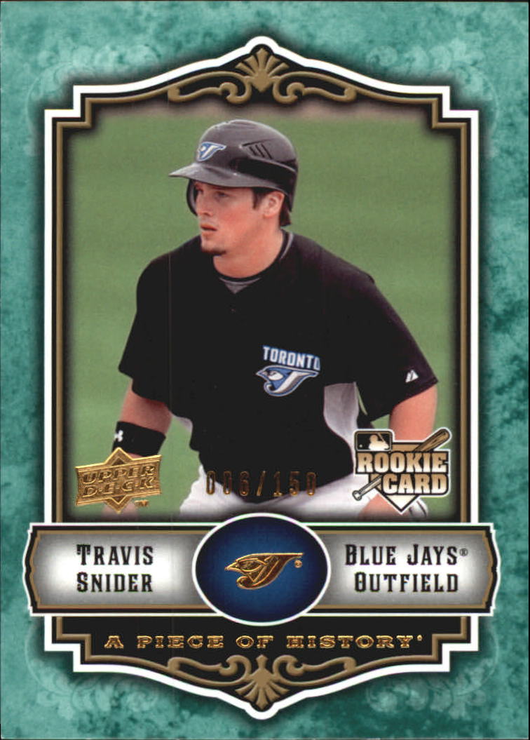2009 UD A Piece of History Green #134 Travis Snider