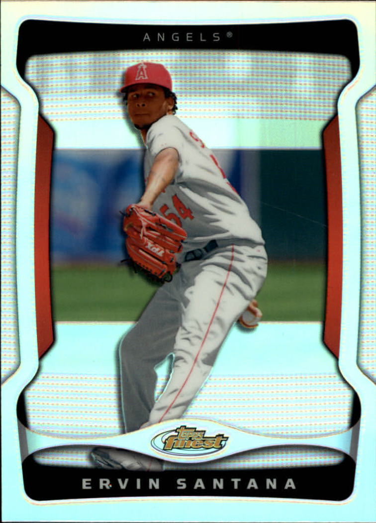 2009 Finest Refractors #54 Ervin Santana
