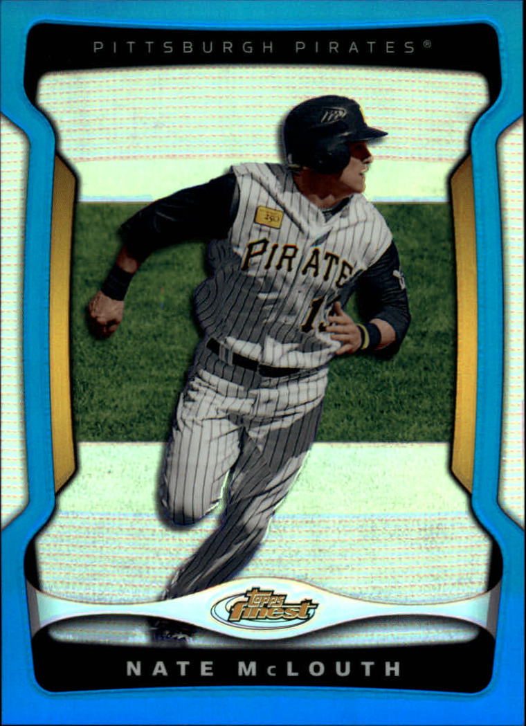 2009 Finest Refractors Blue #77 Nate McLouth