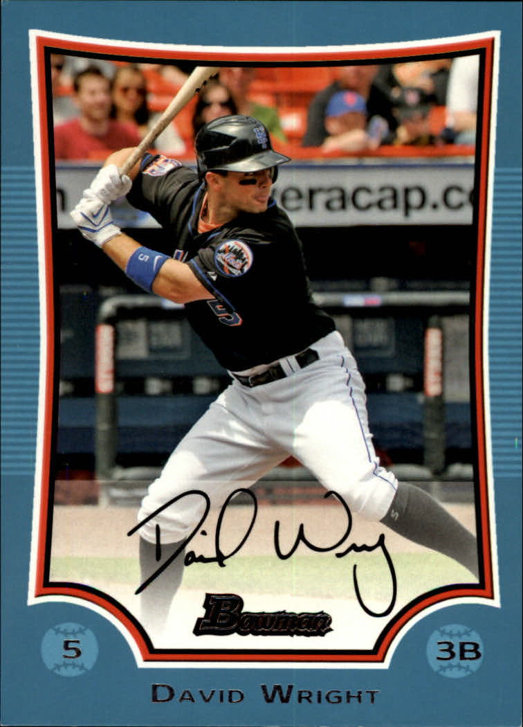 2009 Bowman Blue #1 David Wright