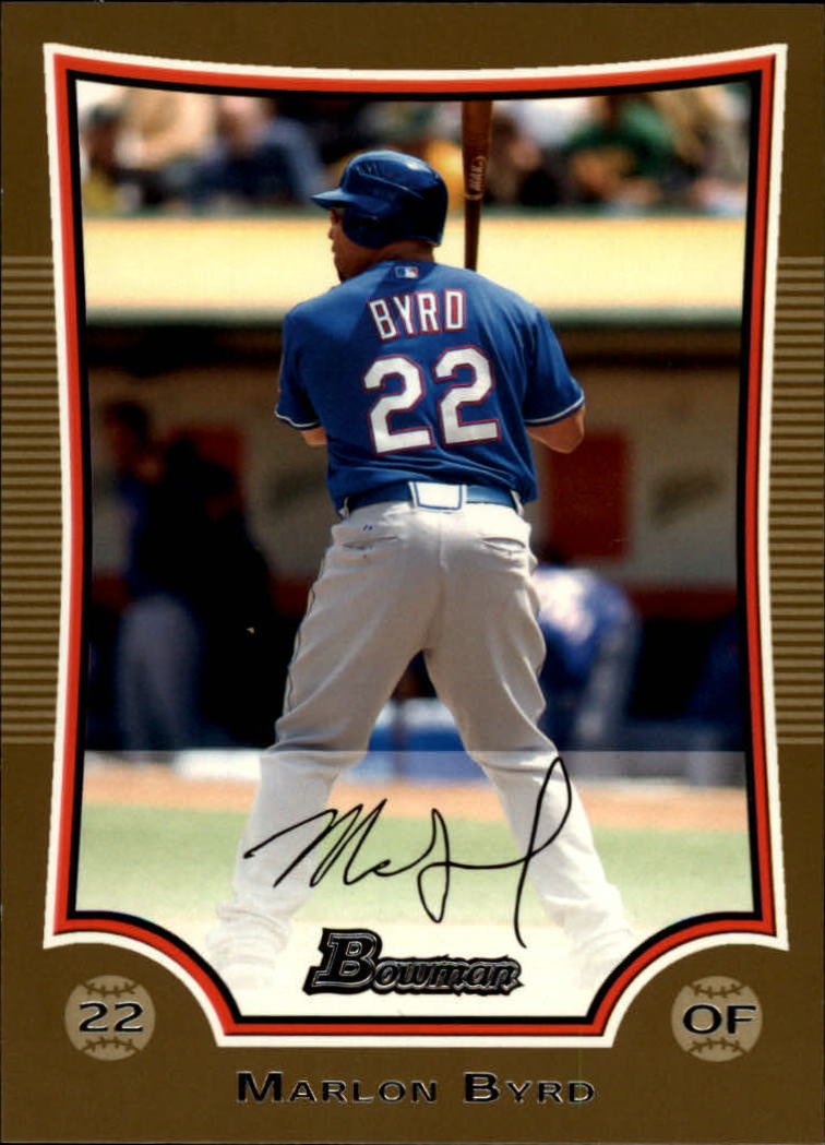 2009 Bowman Gold #84 Marlon Byrd