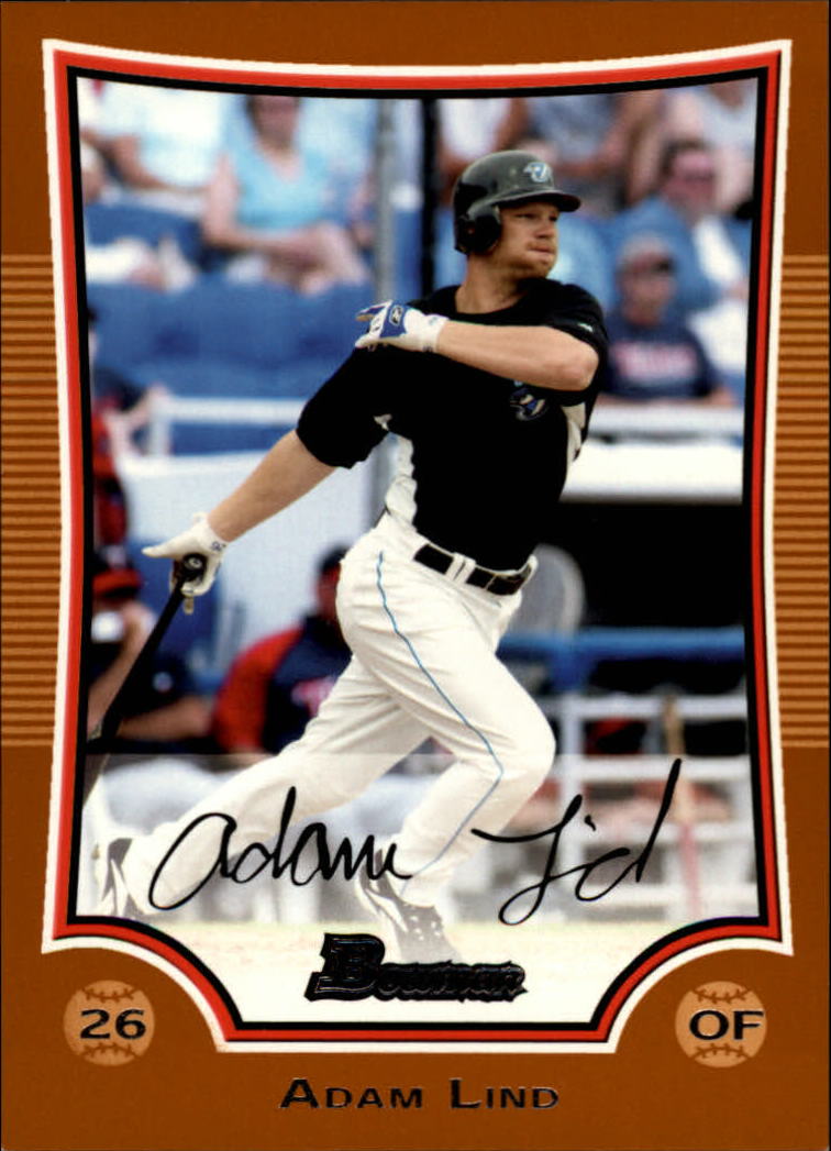 Carte parallele Bowman Baseball 2009 "Main Set Orange" - Foto 10 di 15