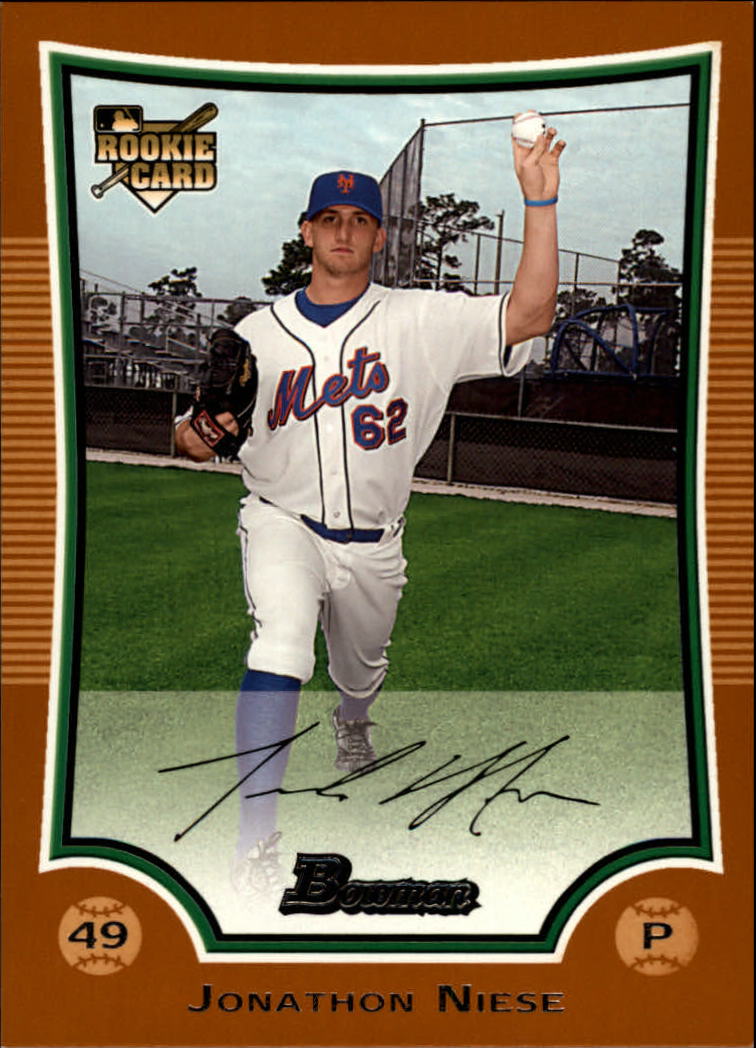 Carte parallele Bowman Baseball 2009 "Main Set Orange" - Foto 4 di 15