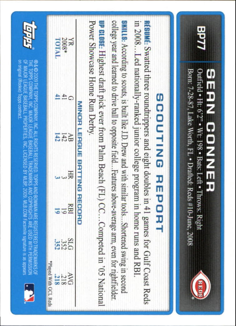 2009 Bowman Baseball "Prospects" Insert Cards #BP1 to #BP90 - Picture 152 of 178