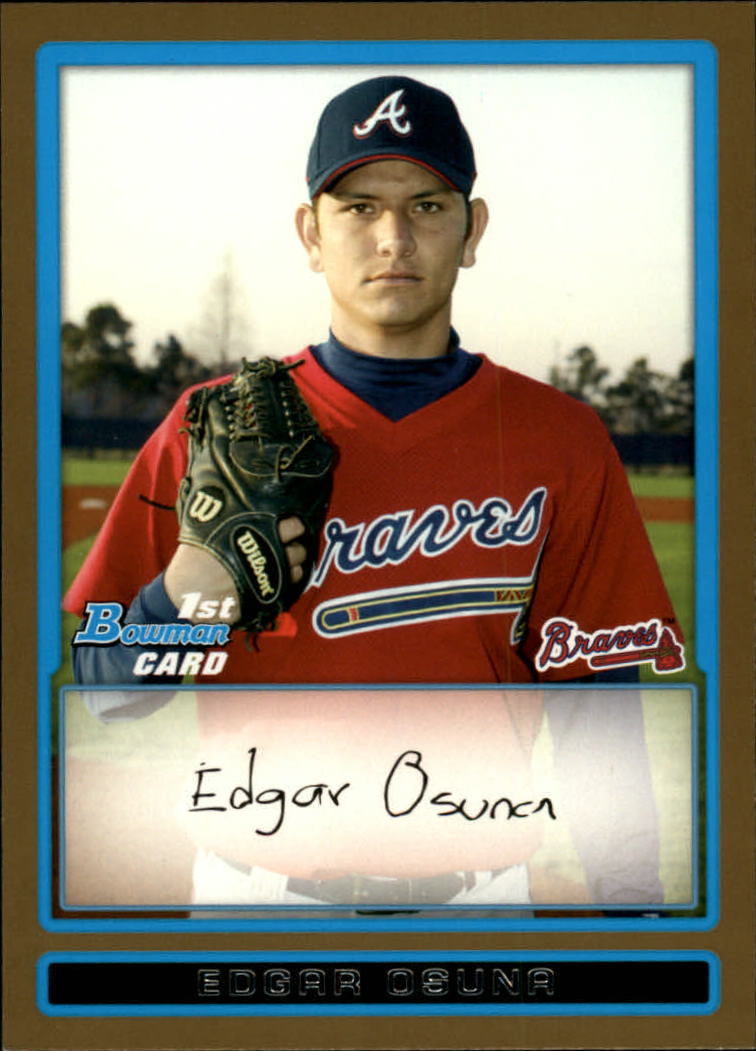 2009 Bowman Prospects Gold #BP33 Edgar Osuna