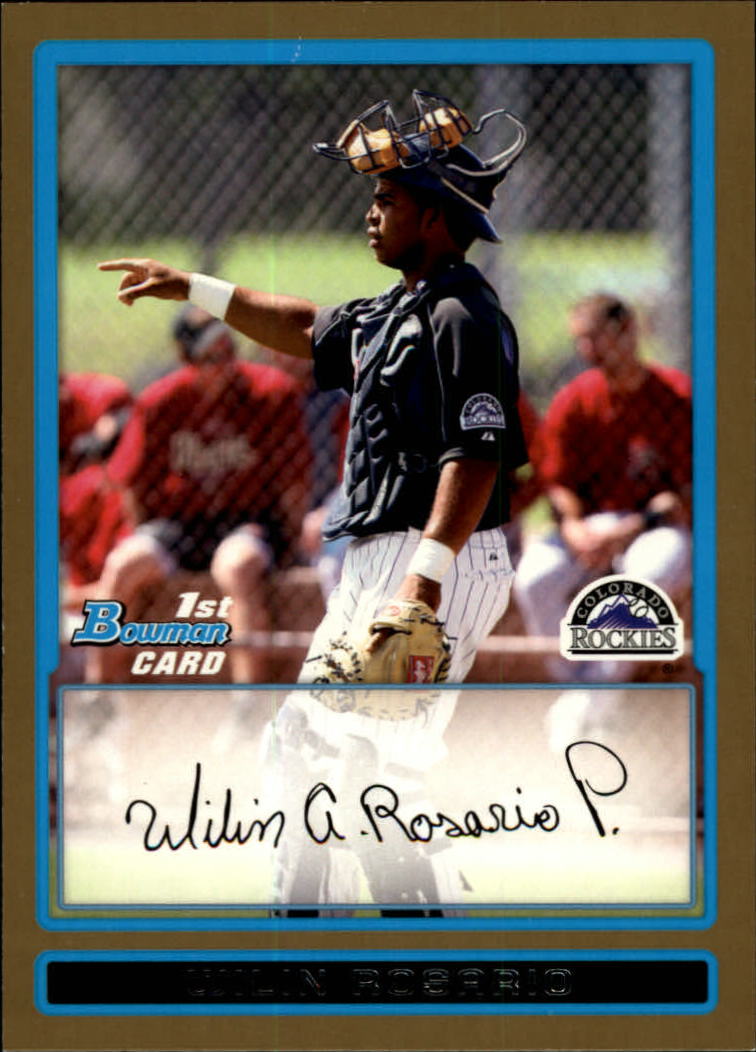2009 Bowman Prospects Gold #BP58 Wilin Rosario