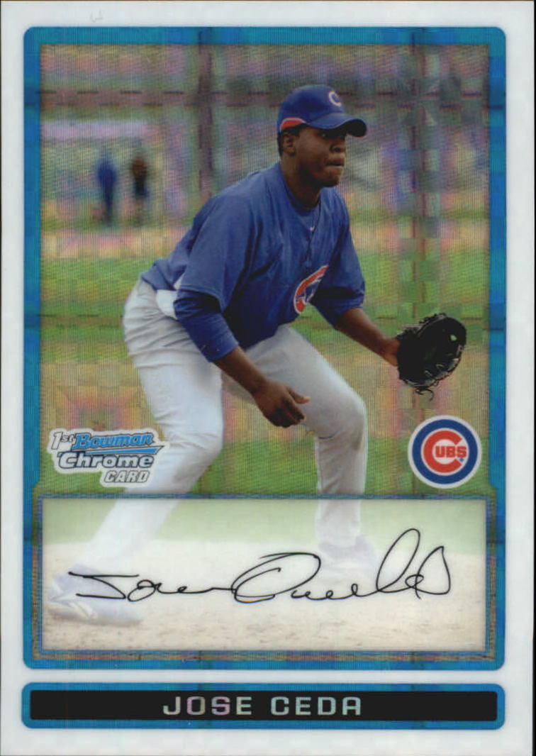 2009 Bowman Chrome Prospects X-Fractors #BCP10 Jose Ceda