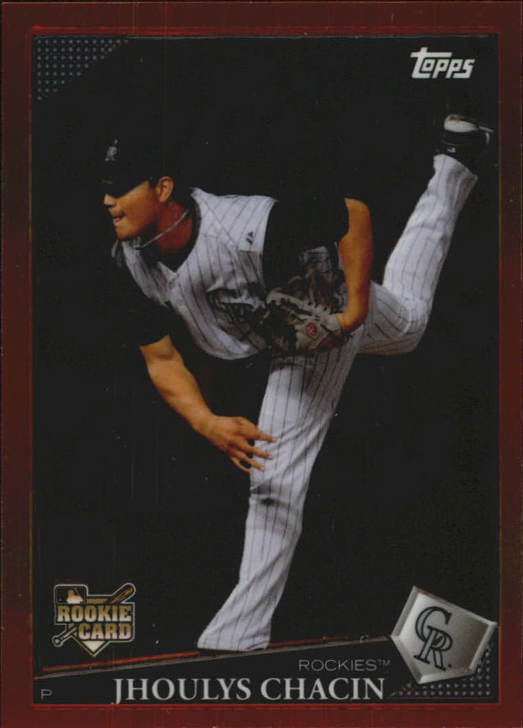 2009 Topps Red Hot Rookie Redemption #RHR9 Jhoulys Chacin
