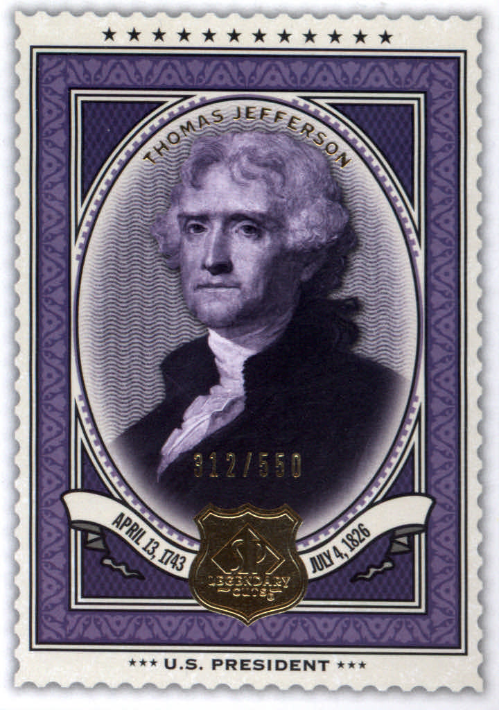 2009 SP Legendary Cuts #199 Thomas Jefferson
