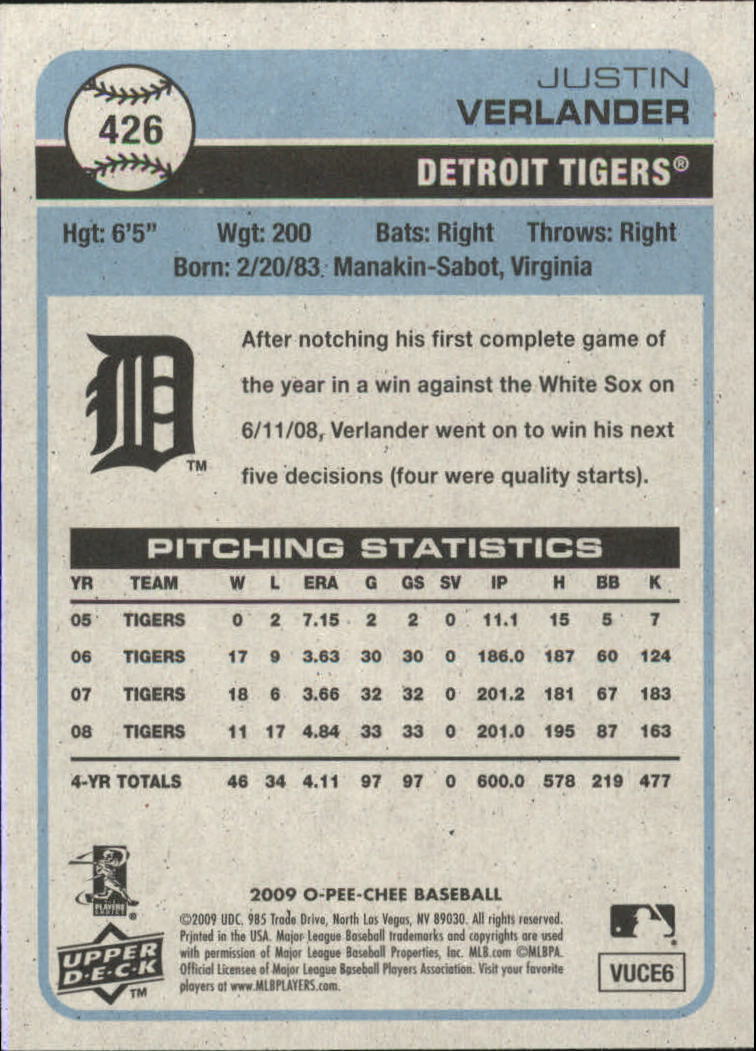 Justin Verlander cards (2007-2023) Tigers Astros Mets - You Choose - Picture 45 of 321