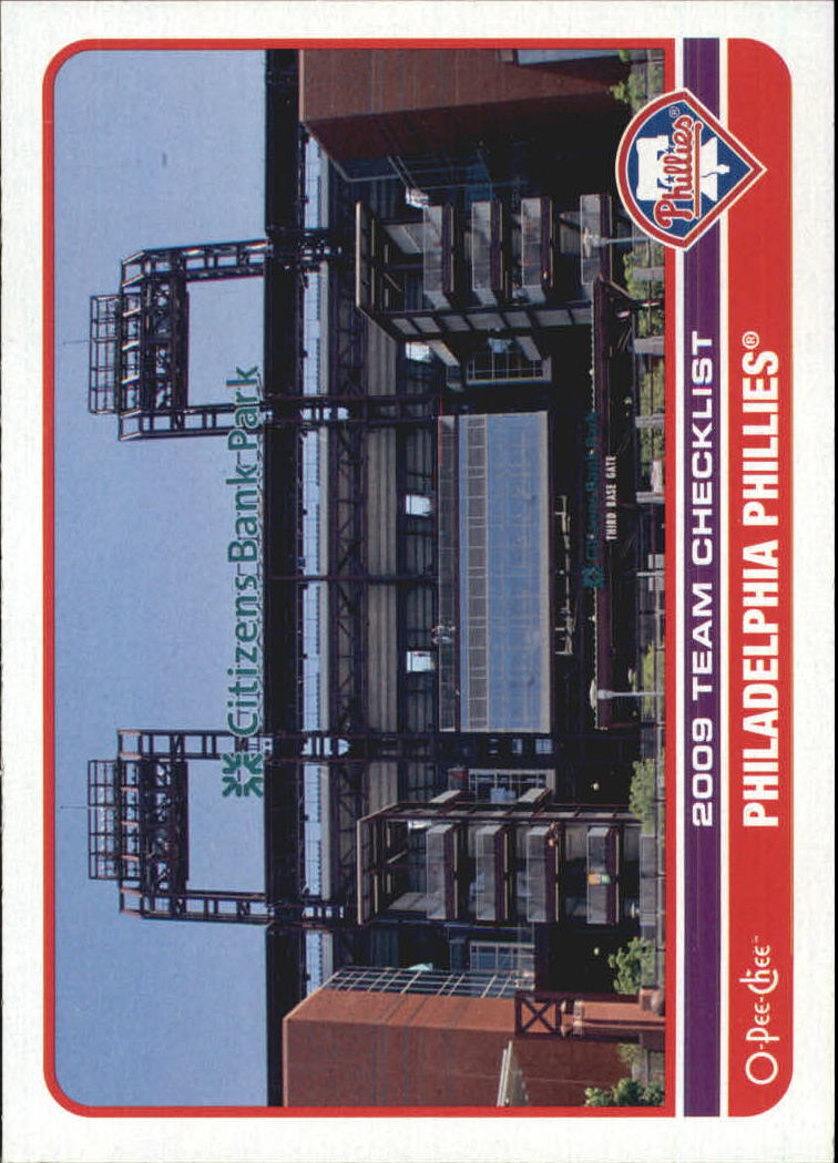 2009 O-Pee-Chee #528 Philadelphia Phillies CL