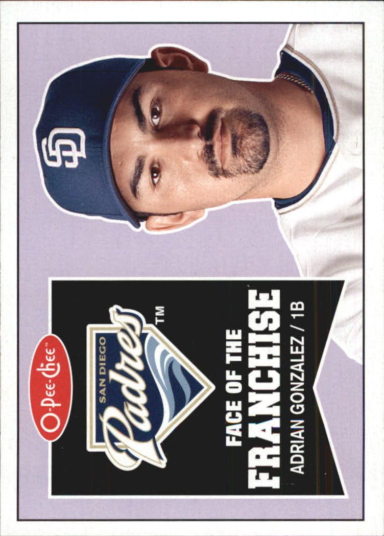 2009 O-Pee-Chee Face of the Franchise #FF18 Adrian Gonzalez