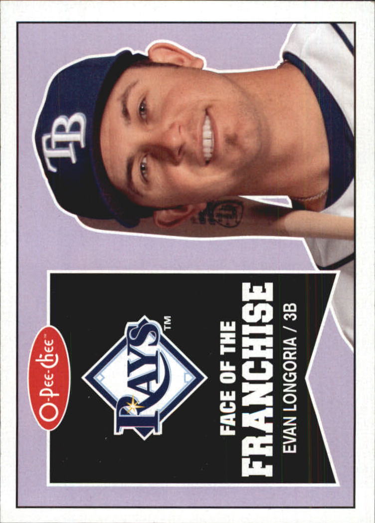 2009 O-Pee-Chee Face of the Franchise #FF22 Evan Longoria