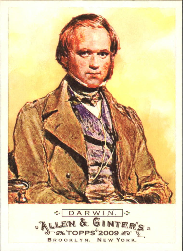 2009 Topps Allen and Ginter #116 Charles Darwin