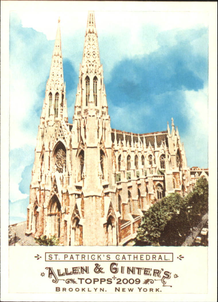 2009 Topps Allen and Ginter #209 St. Patrick's Cathedral