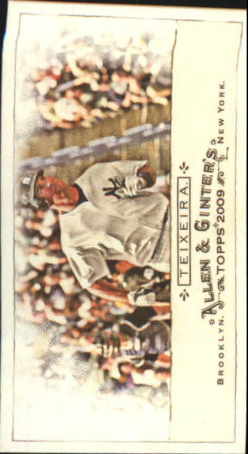2009 Allen and Ginter (Topps) Baseball "Mini" Parallel Cards - Picture 108 of 409
