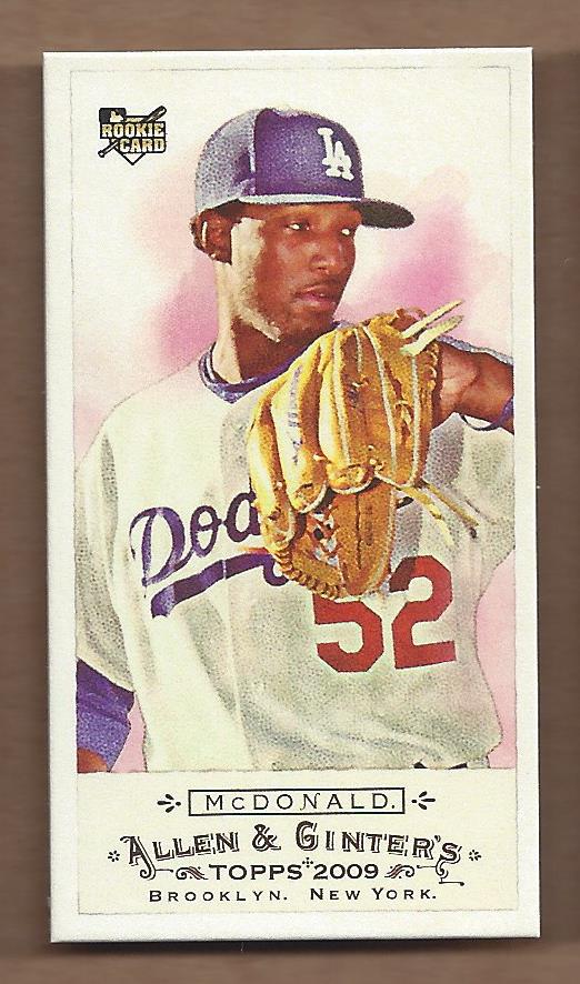 2009 Allen and Ginter (Topps) Baseball "Mini" Parallel Cards - Picture 151 of 409