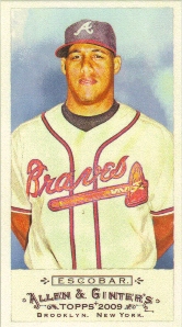 2009 Allen and Ginter (Topps) Baseball "Mini" Parallel Cards - Picture 235 of 409