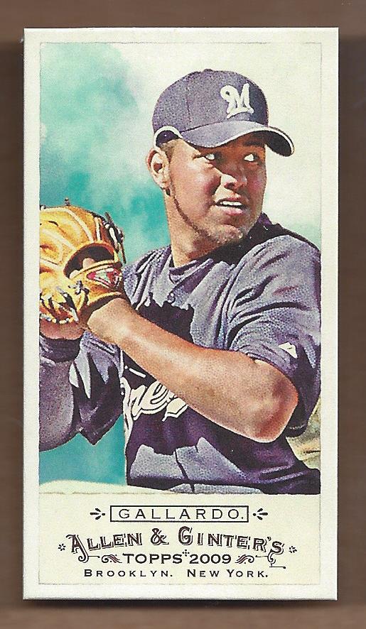 2009 Allen and Ginter (Topps) Baseball "Mini" Parallel Cards - Picture 282 of 409