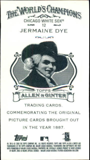 2009 Allen and Ginter (Topps) Baseball "Mini" Parallel Cards - Picture 292 of 409