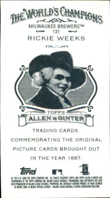2009 Allen and Ginter (Topps) Baseball "Mini" Parallel Cards - Picture 331 of 409