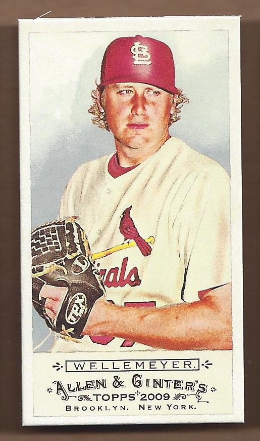 2009 Allen and Ginter (Topps) Baseball "Mini" Parallel Cards - Picture 334 of 409