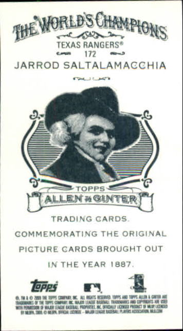 2009 Allen and Ginter (Topps) Baseball "Mini" Parallel Cards - Picture 350 of 409