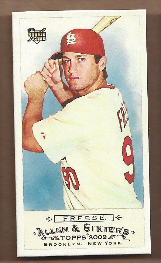2009 Allen and Ginter (Topps) Baseball "Mini" Parallel Cards - Picture 351 of 409