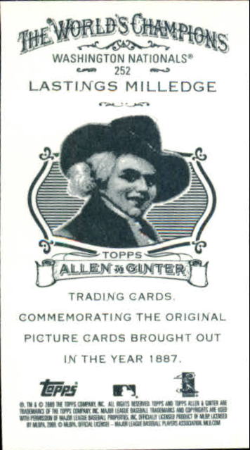 2009 Allen and Ginter (Topps) Baseball "Mini" Parallel Cards - Picture 375 of 409