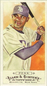 2009 Allen and Ginter (Topps) Baseball "Mini" Parallel Cards - Picture 380 of 409