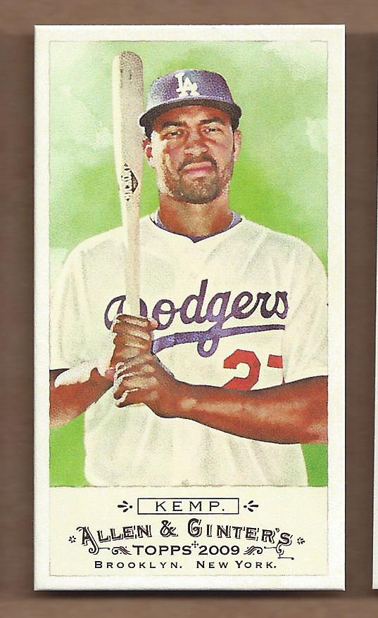 2009 Allen and Ginter (Topps) Baseball "Mini" Parallel Cards - Picture 384 of 409