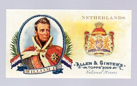 2009 Topps Allen and Ginter Mini National Heroes #NH17 William I